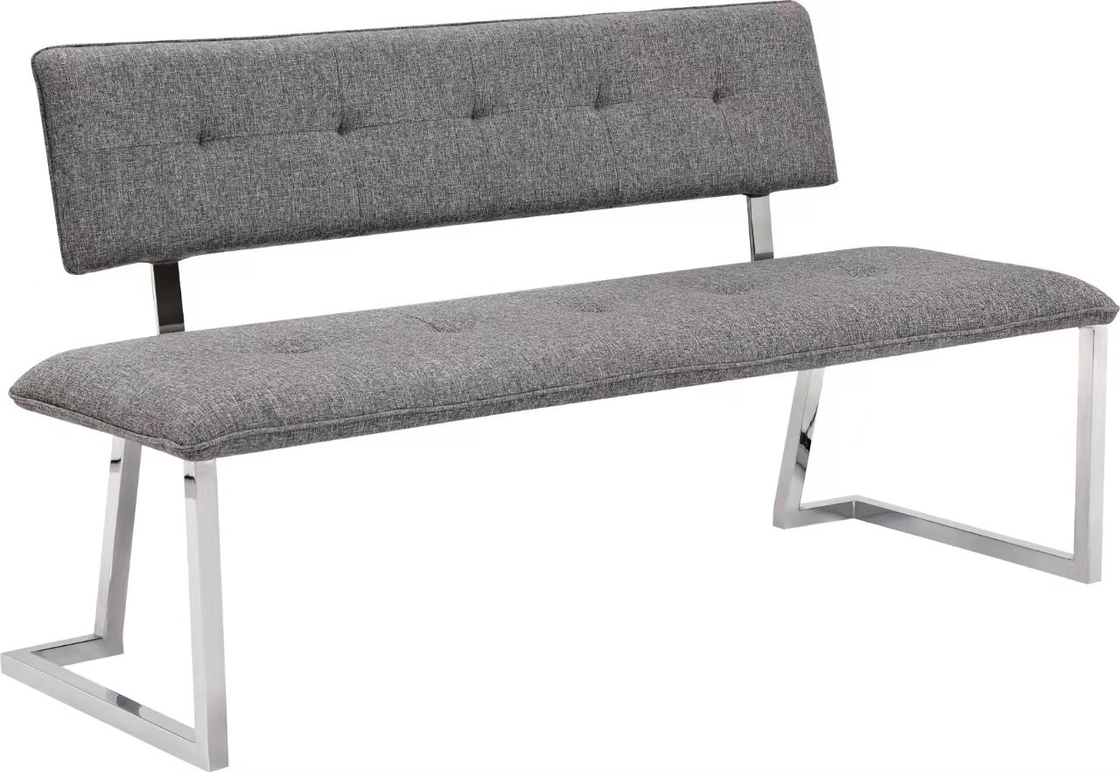 Contemporary Upholstered Dining Bench Assembly Required